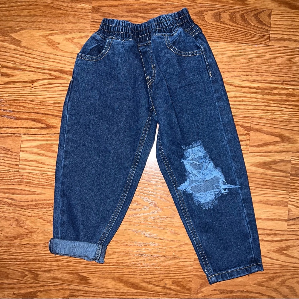 Toddler Oversized Ripped Pants